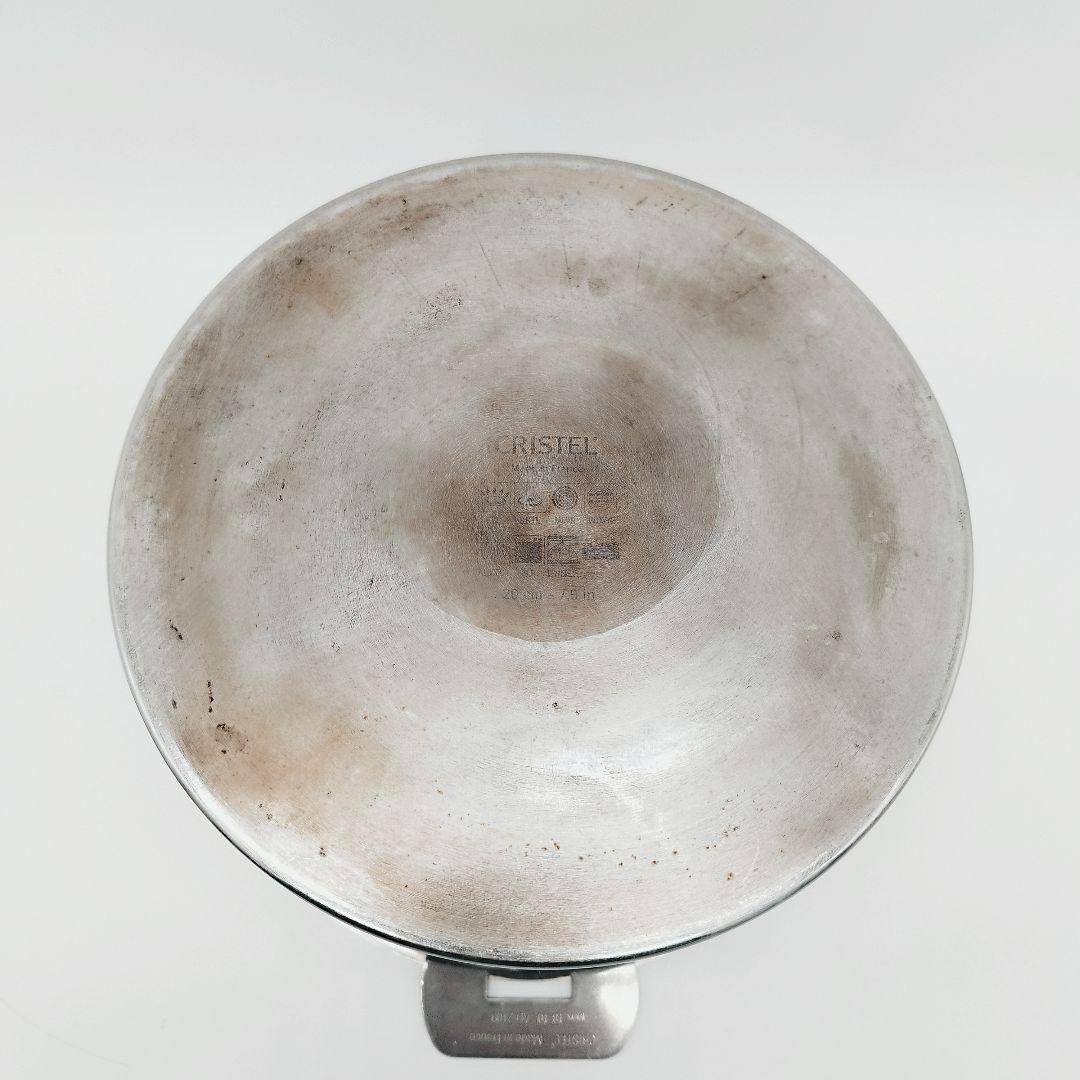 CRISTEL　クリステル　Lシリーズ　20cm　両手鍋　廃盤オールステンレス蓋
