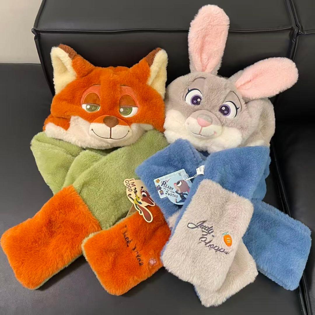 ズートピア ニック ジュディ ファンキャップ マフラー 2点セット