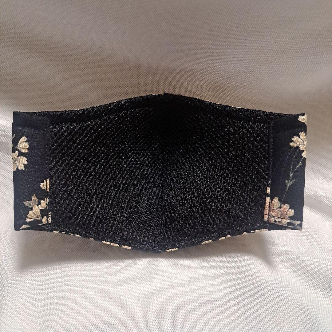 6層仕立てM 裏側3層ハニカムメッシュ 飛沫防止 桜 洗えるマスクA