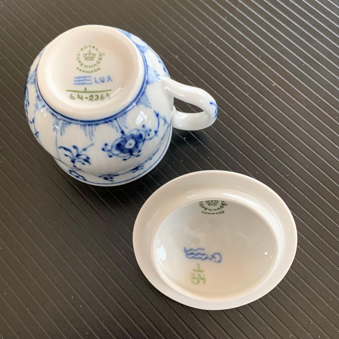ロイヤルコペンハーゲン シュガーポット & カスタードカップ