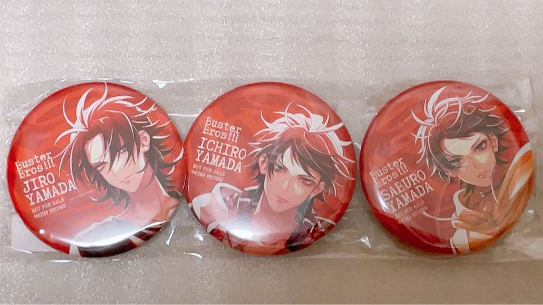 ヒプノシスマイク .Buster Bros!!! 特典 缶バッジ（3個セット） - メルカリ