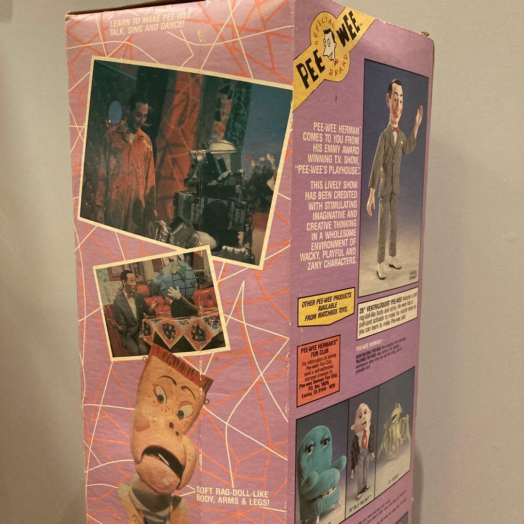 Rare! 80s PEE-WEE HERMAN MATCHBOX腹話術人形