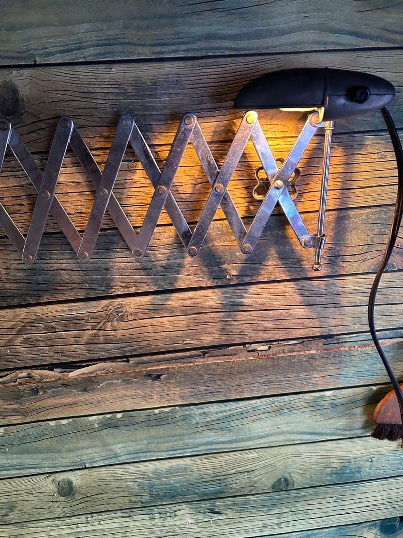 アンティーク シザーランプ インダストリアル