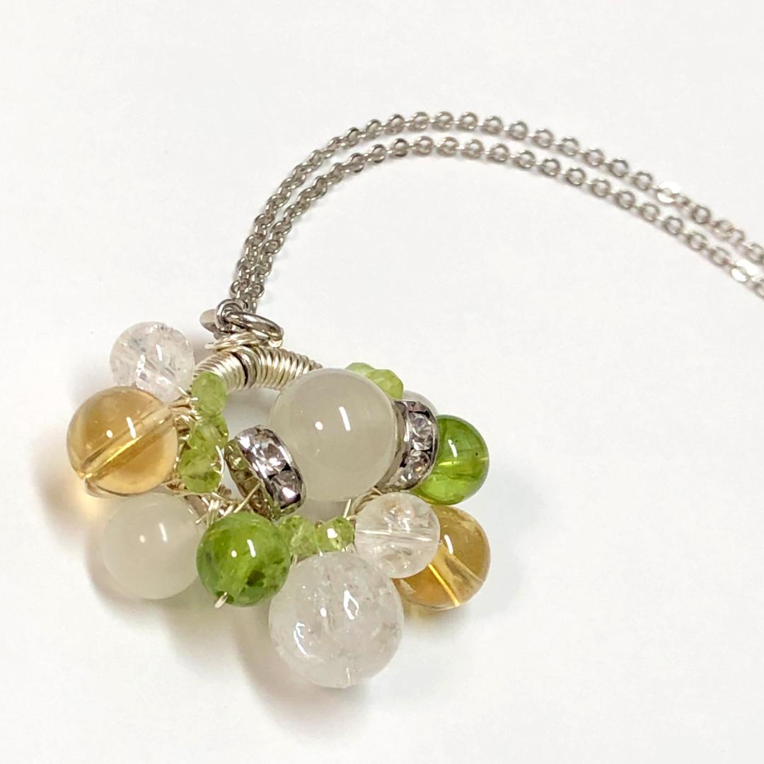 パワーストーンペンダント ペリドット 01