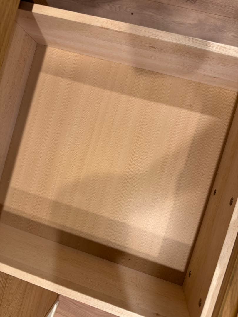 無印　木製カップボード・オーク材 奥行44x高さ175.5cm 幅8 8x