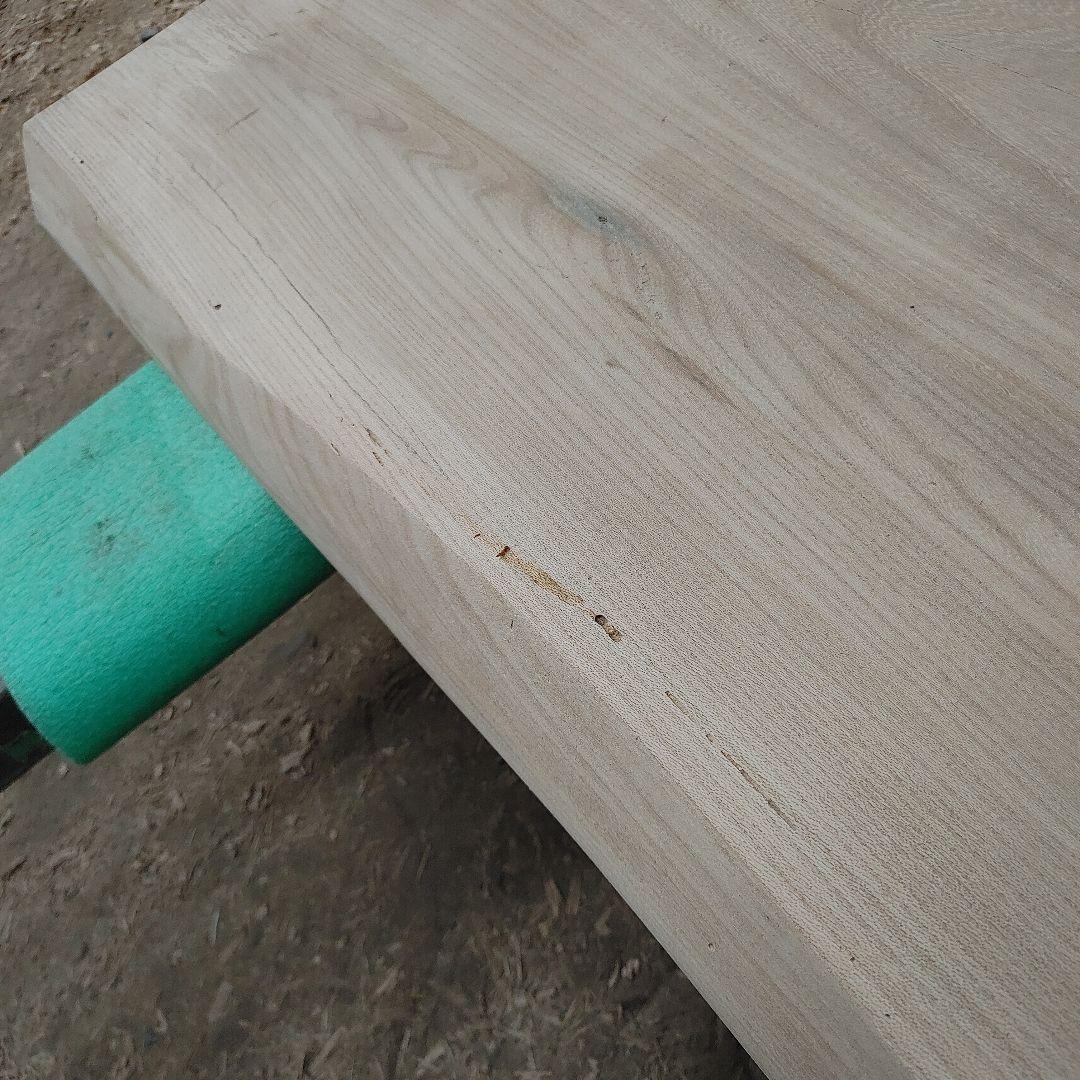 送料込み　栓　セン　一枚板　無垢材　天板　テーブル　カウンター DIY番号76