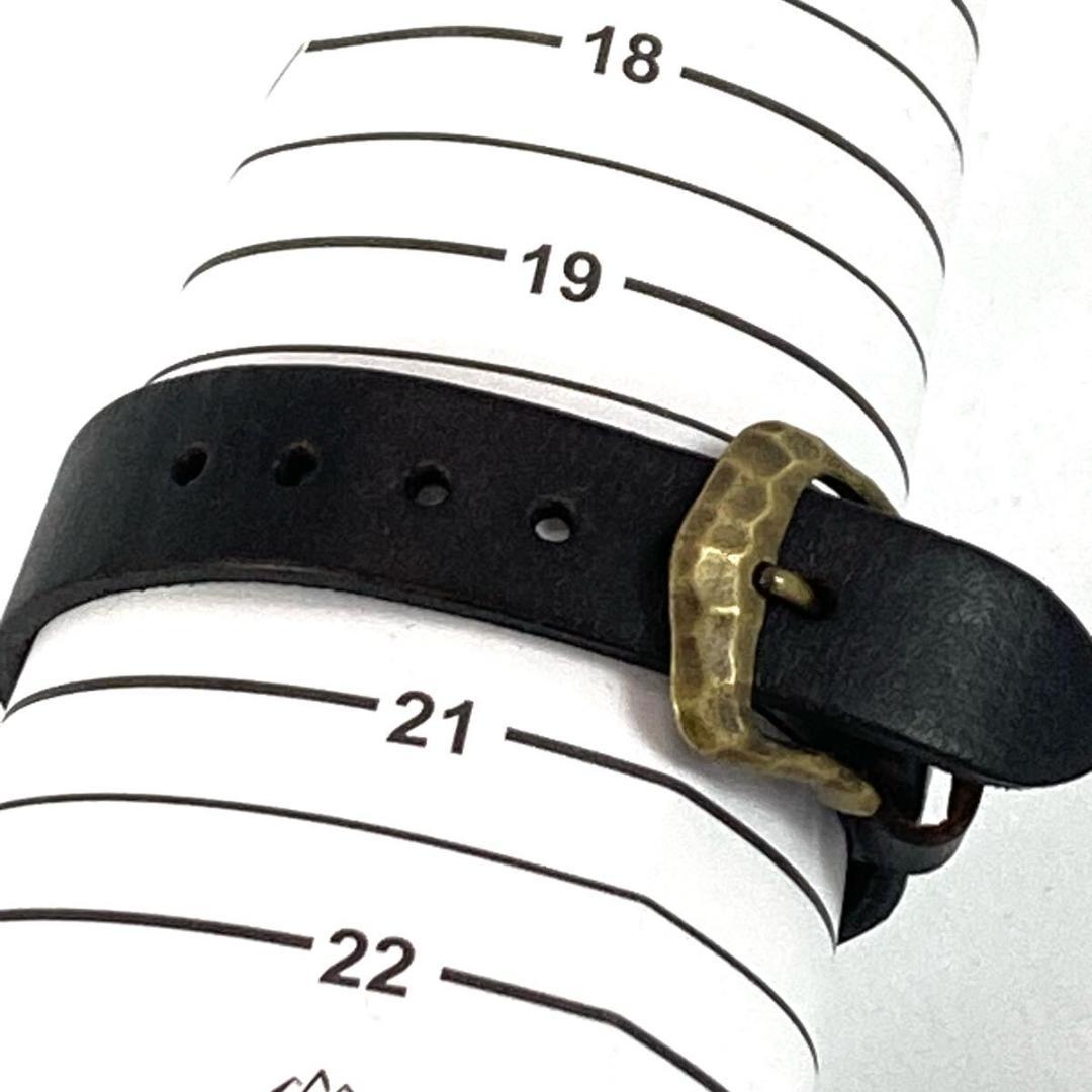 ハンドメイド アンティーク調 クオーツウォッチ スモールセコンド 腕時計