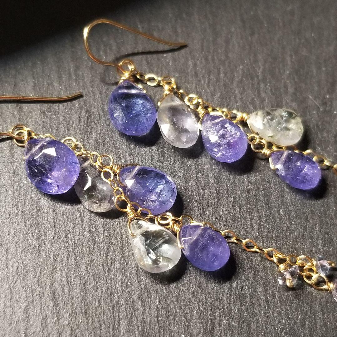 14kgfタンザナイト&バイカラータンザナイト