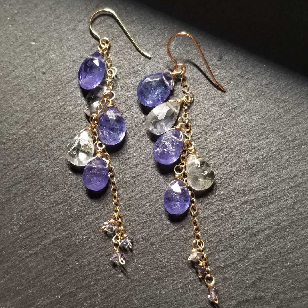 14kgfタンザナイト&バイカラータンザナイト