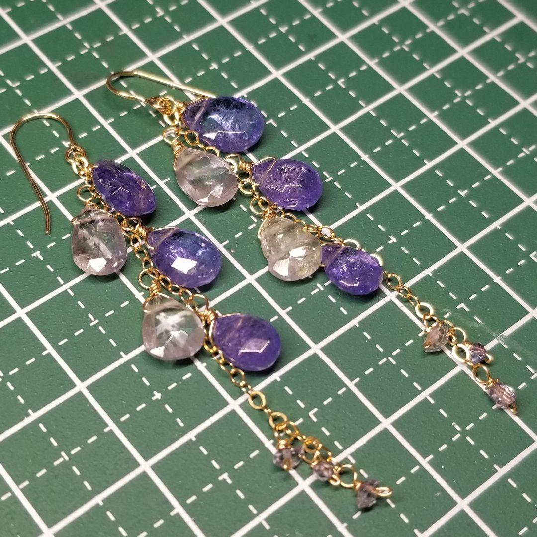 14kgfタンザナイト&バイカラータンザナイト