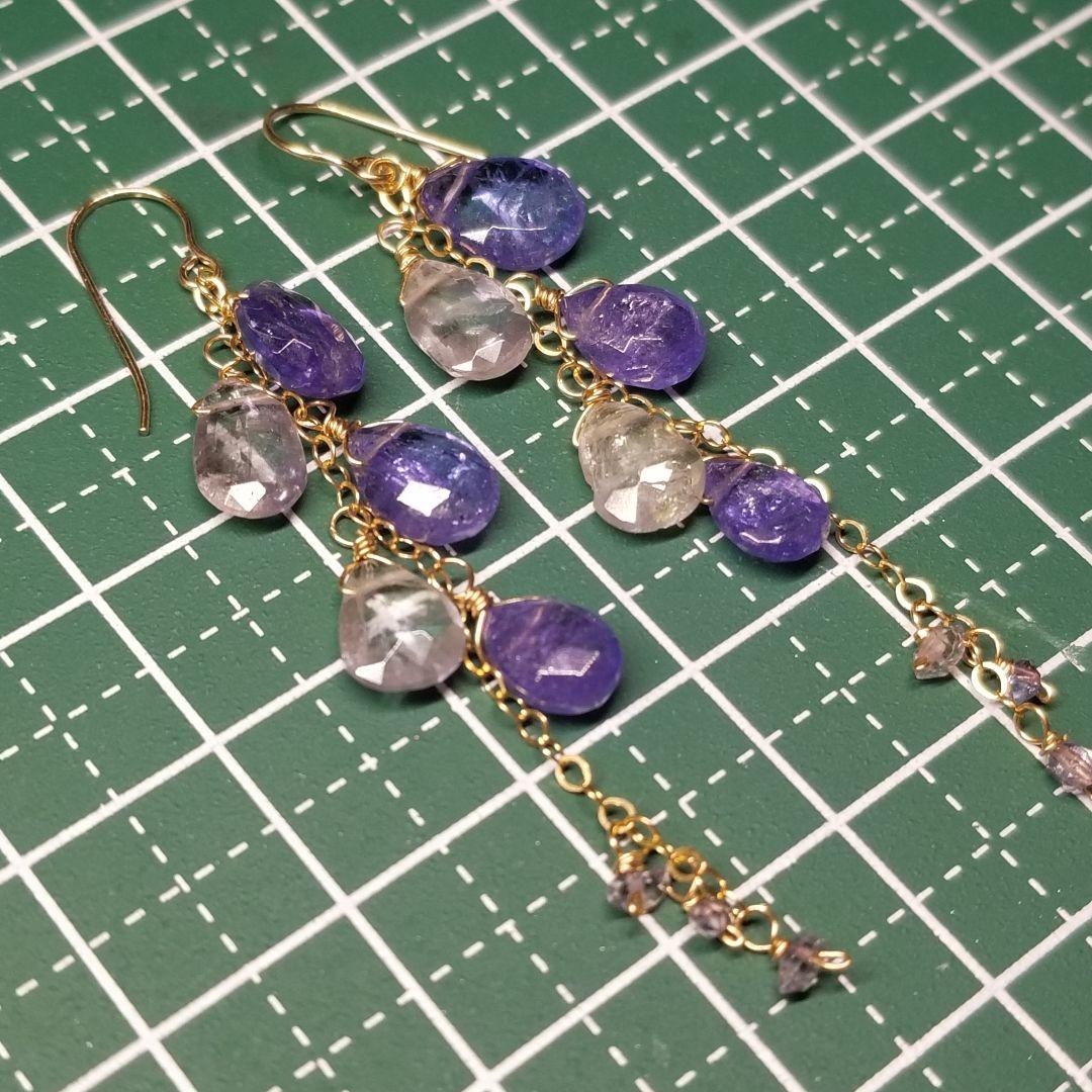 14kgfタンザナイト&バイカラータンザナイト