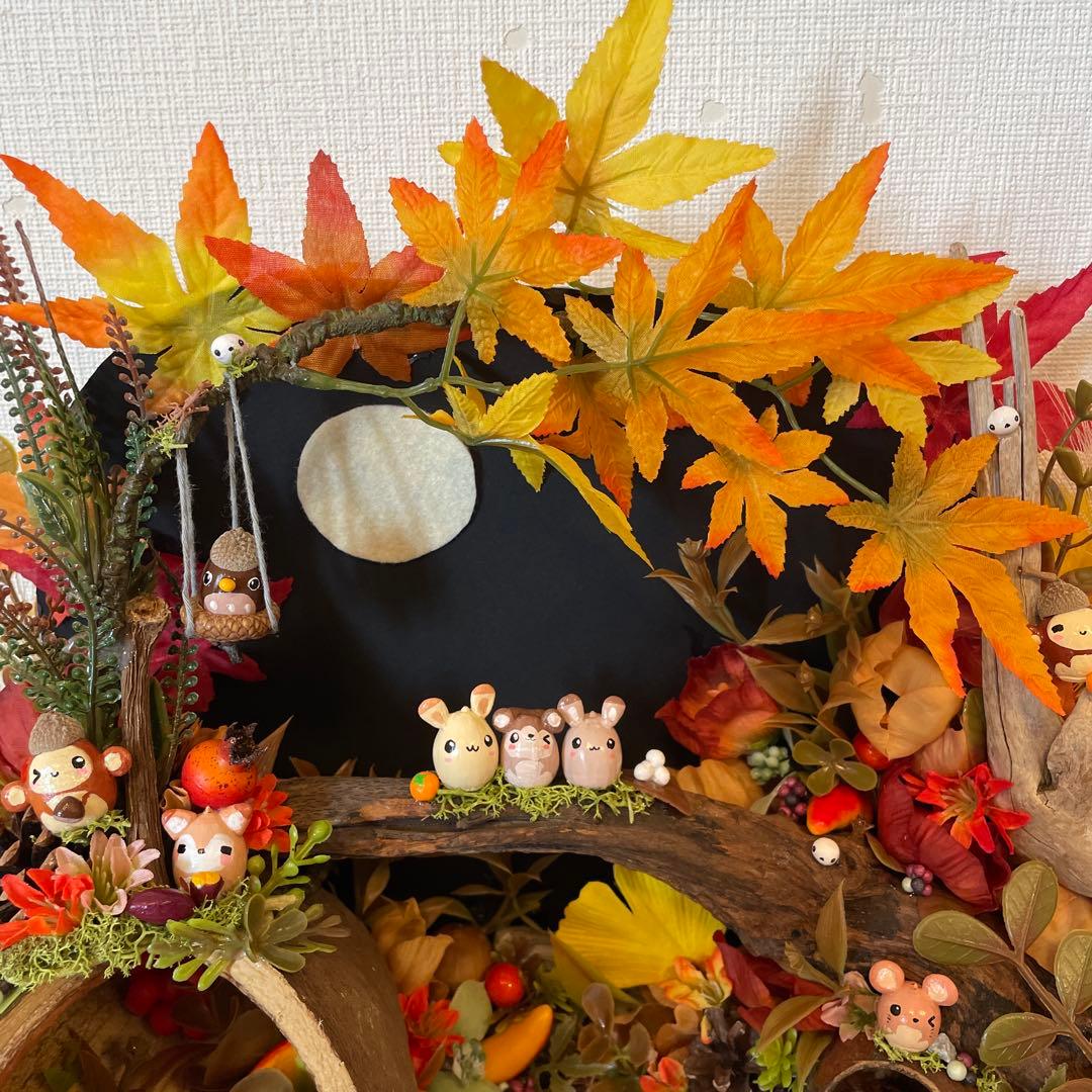 【一点もの】ぽんちゃん☆お月見