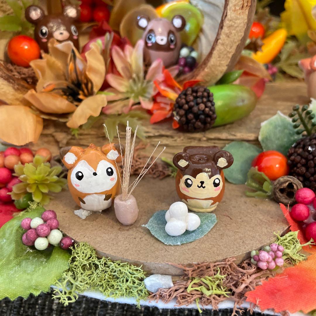 【一点もの】ぽんちゃん☆お月見