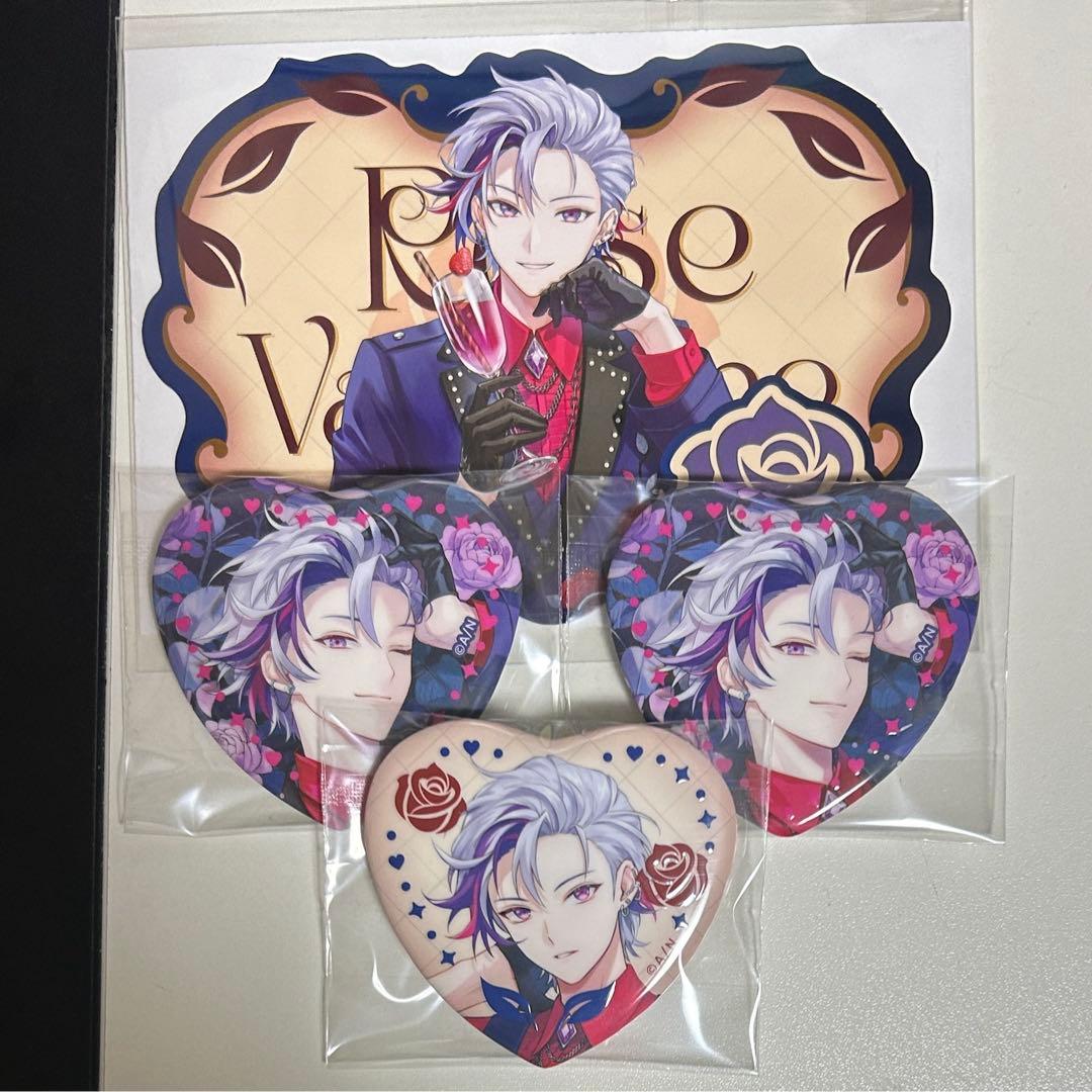 にじさんじ Rose Valentine ハート缶バッジ 不破湊 特典 - メルカリ