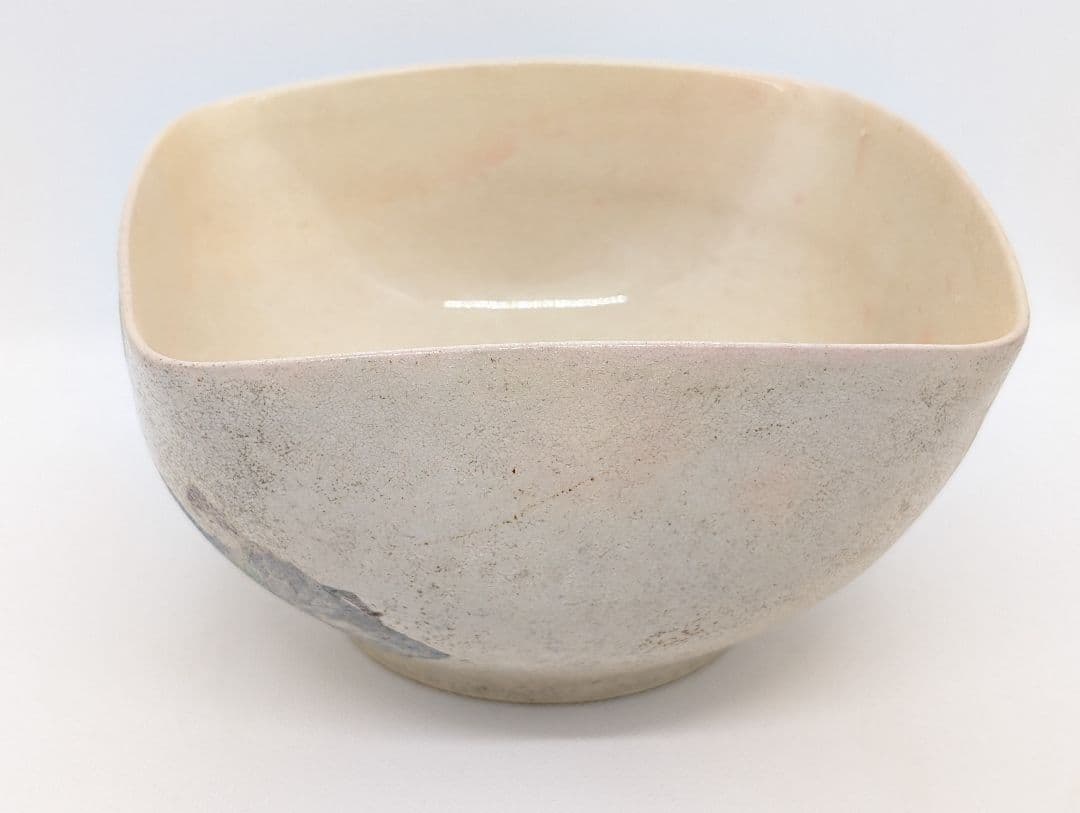 【粟田焼】　菓子鉢　能絵　萬珠堂