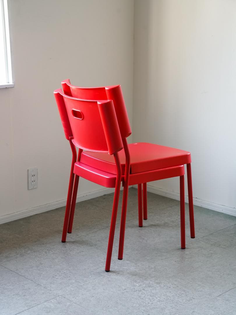 00's OLD IKEA 廃盤 \"HERMAN\" チェア 2脚 ポストモダン