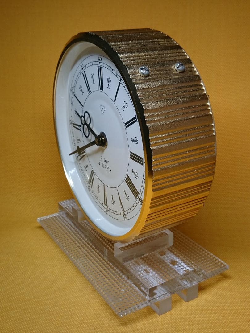 【美品】ニューゲート　機械式　時計　置物　インテリア　工芸品　美術品　A2854