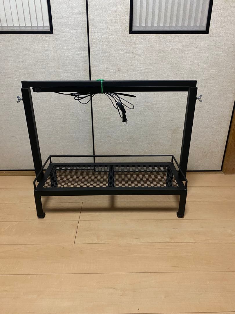 アイアンシェルフ　アイアンラック　多肉植物　アガベ　ライトレールバー　植物棚