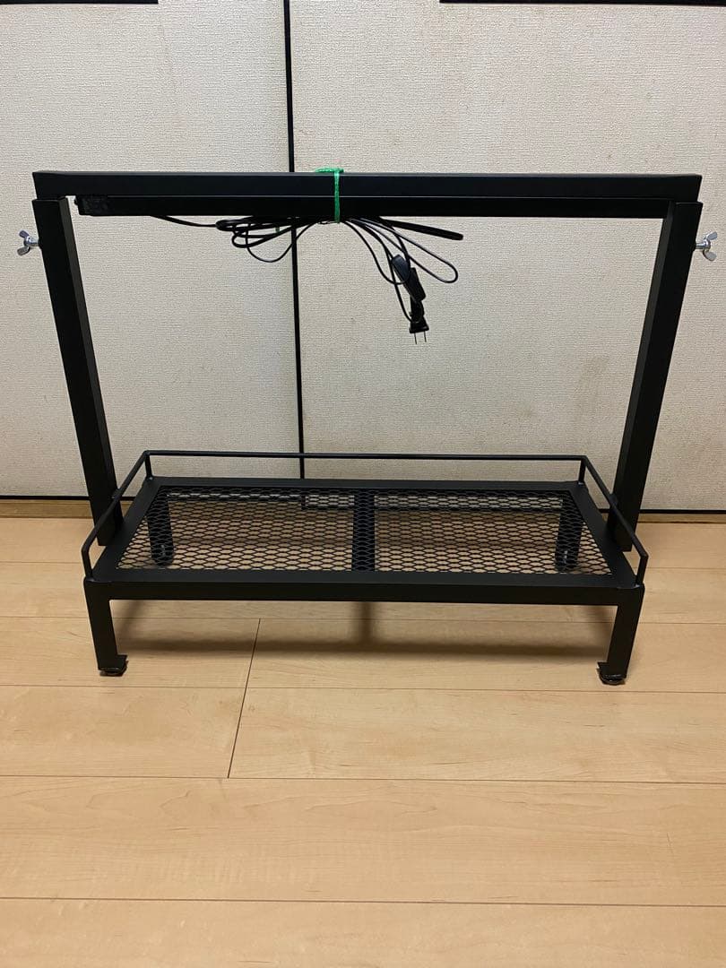 アイアンシェルフ　アイアンラック　多肉植物　アガベ　ライトレールバー　植物棚