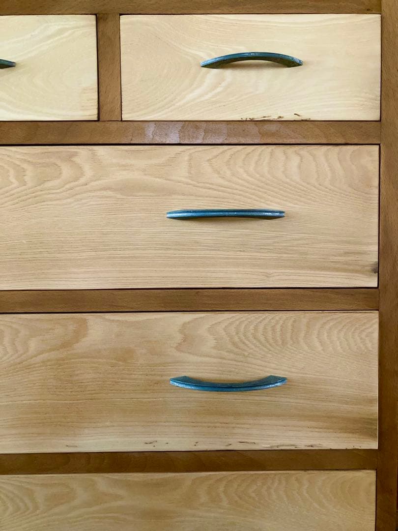 古道具・古家具・ヴィンテージ　木製チェスト　引き出し　箪笥　タンス　収納　無垢材