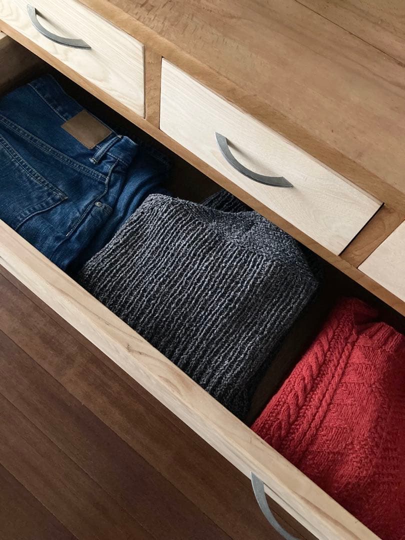 古道具・古家具・ヴィンテージ　木製チェスト　引き出し　箪笥　タンス　収納　無垢材