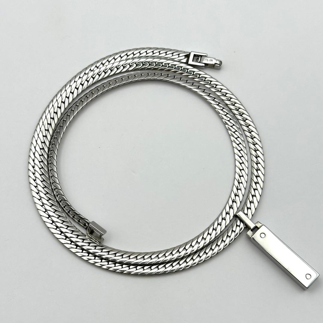 【良品】Prelude ネックレス Pt-IN プラチナ 喜平チェーン