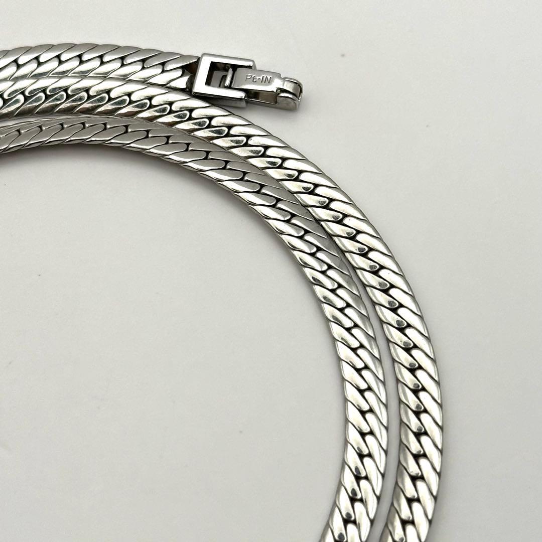 【良品】Prelude ネックレス Pt-IN プラチナ 喜平チェーン