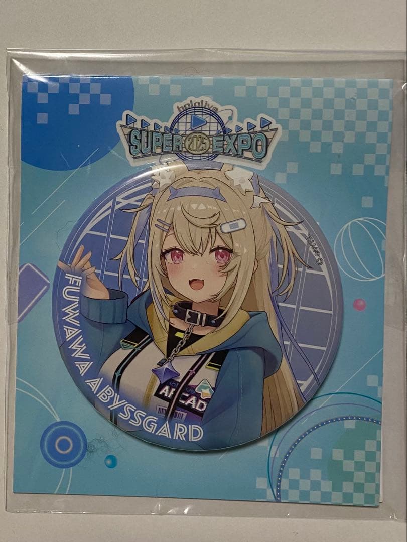 ホロライブ EXPO2025 FUWAMOCO フワモコ BIG缶バッジ2種 - メルカリ