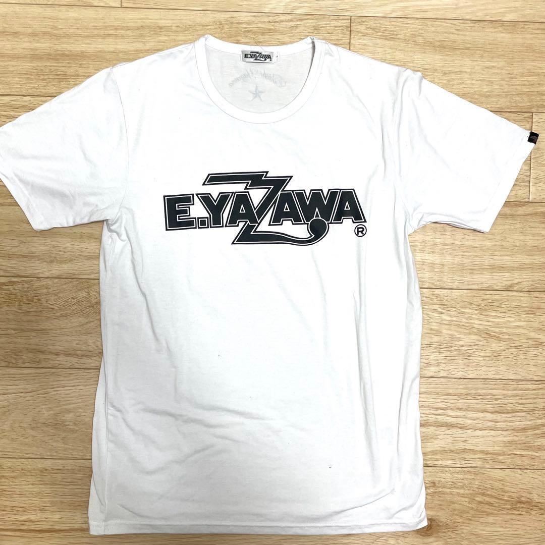 最安値!!】矢沢永吉E.YAZAWA ロゴ Tシャツ ホワイト - メルカリ