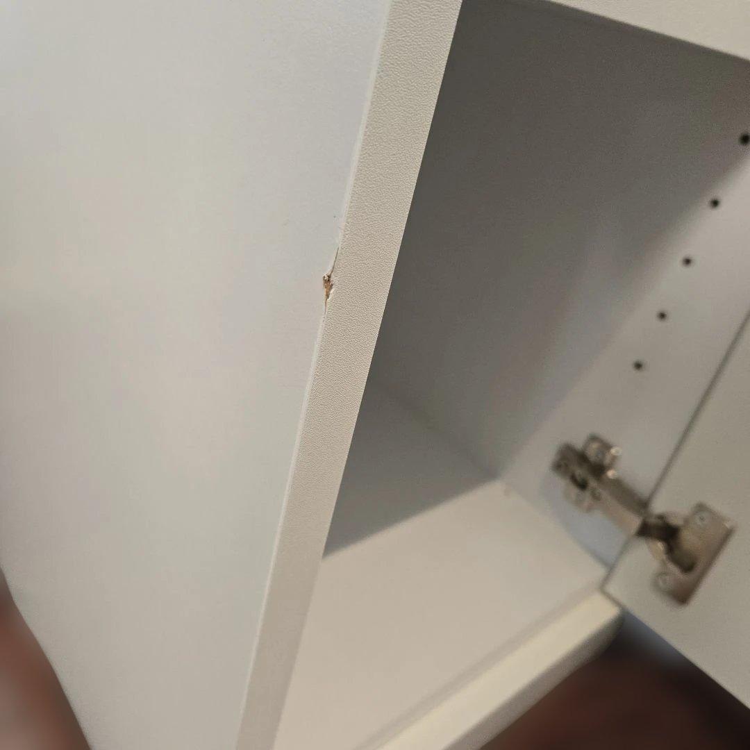 スリム 食器棚 30×39×180 ホワイト