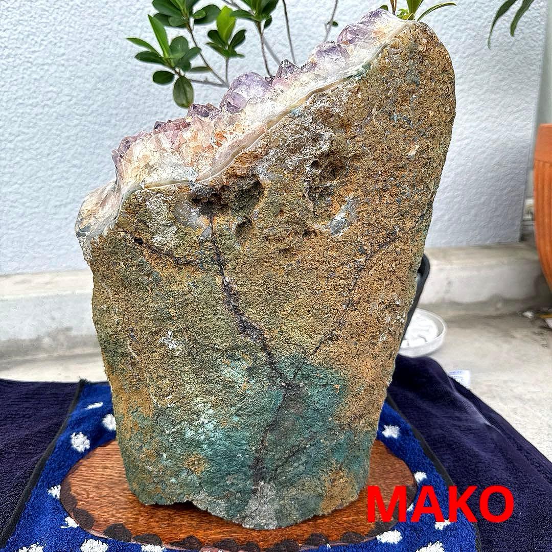 M1760☆アメジストドーム20.4Kg☆ブラジル産☆天然石　原石