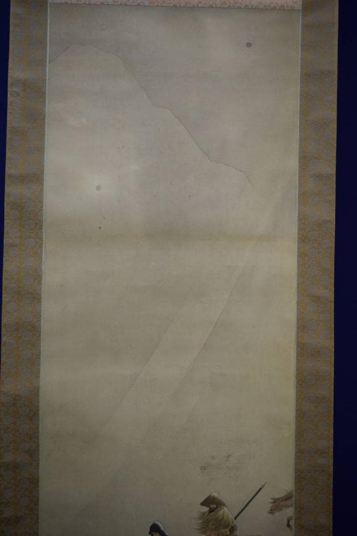 真作/秀貞/馬上人物図/布袋屋掛軸HG-404 - メルカリ