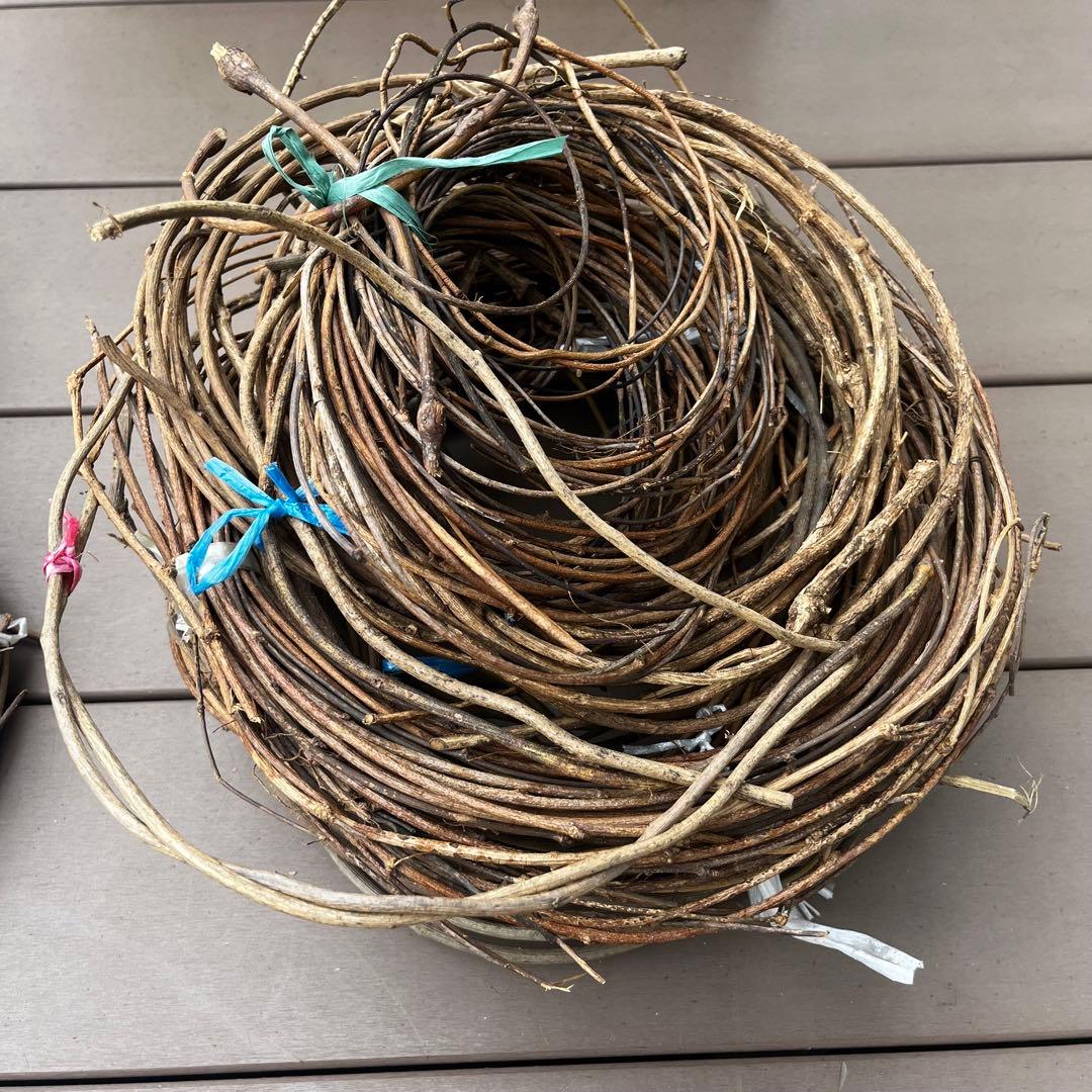 バゴバゴ 西洋あけび 素材 ツル 蔓 ハンドメイド 天然素材　カゴバッグ リース