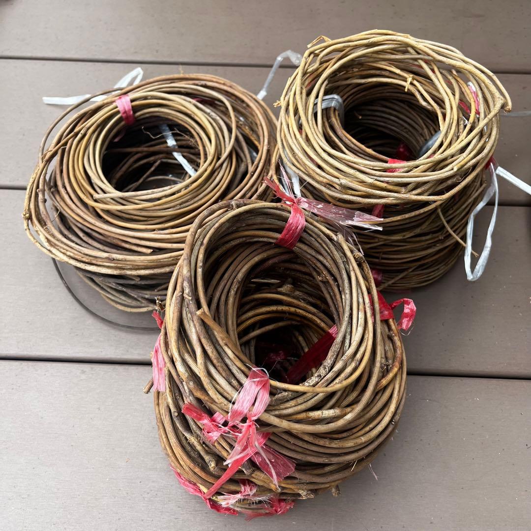 バゴバゴ 西洋あけび 素材 ツル 蔓 ハンドメイド 天然素材　カゴバッグ リース