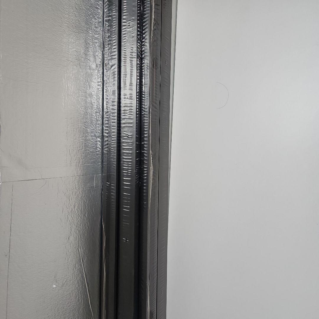 直結式 配線ダクトレール ダクトレール ライティングバー (黒, 1m)