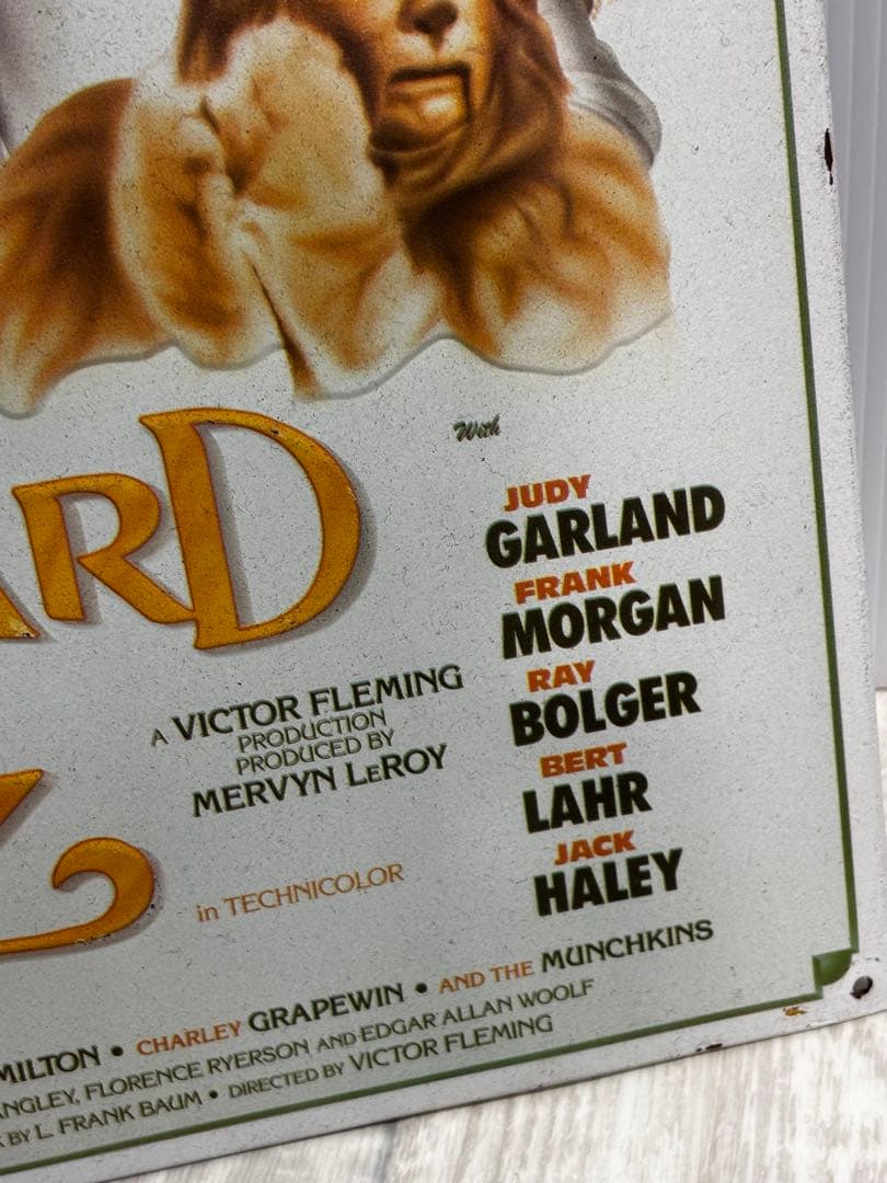 オズの魔法使　ブリキ看板