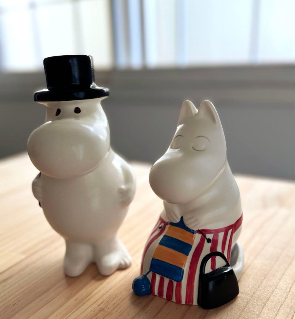 ARABIA アラビア ムーミン フィギュア ムーミンパパ ママ セット