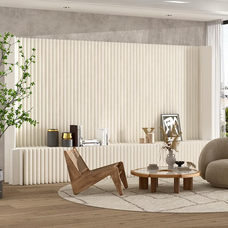 紙製パーテーション陳列展示台高さ1.5ｍ長さ3-4ｍ組立不要折りたたみ衝立仕切り