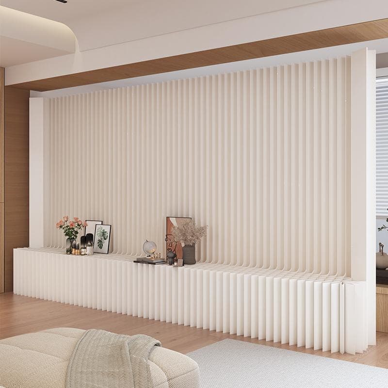 紙製パーテーション陳列展示台高さ1.5ｍ長さ3-4ｍ組立不要折りたたみ衝立仕切り