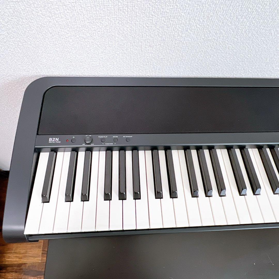 KORG 電子ピアノ B2N 88鍵盤 2020年製 ペダル 電源アダプター付 - メルカリ