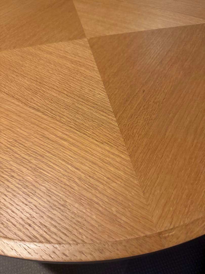 センターテーブル リビングテーブル 丸型 天然木 リビング ダイニング　東京池袋