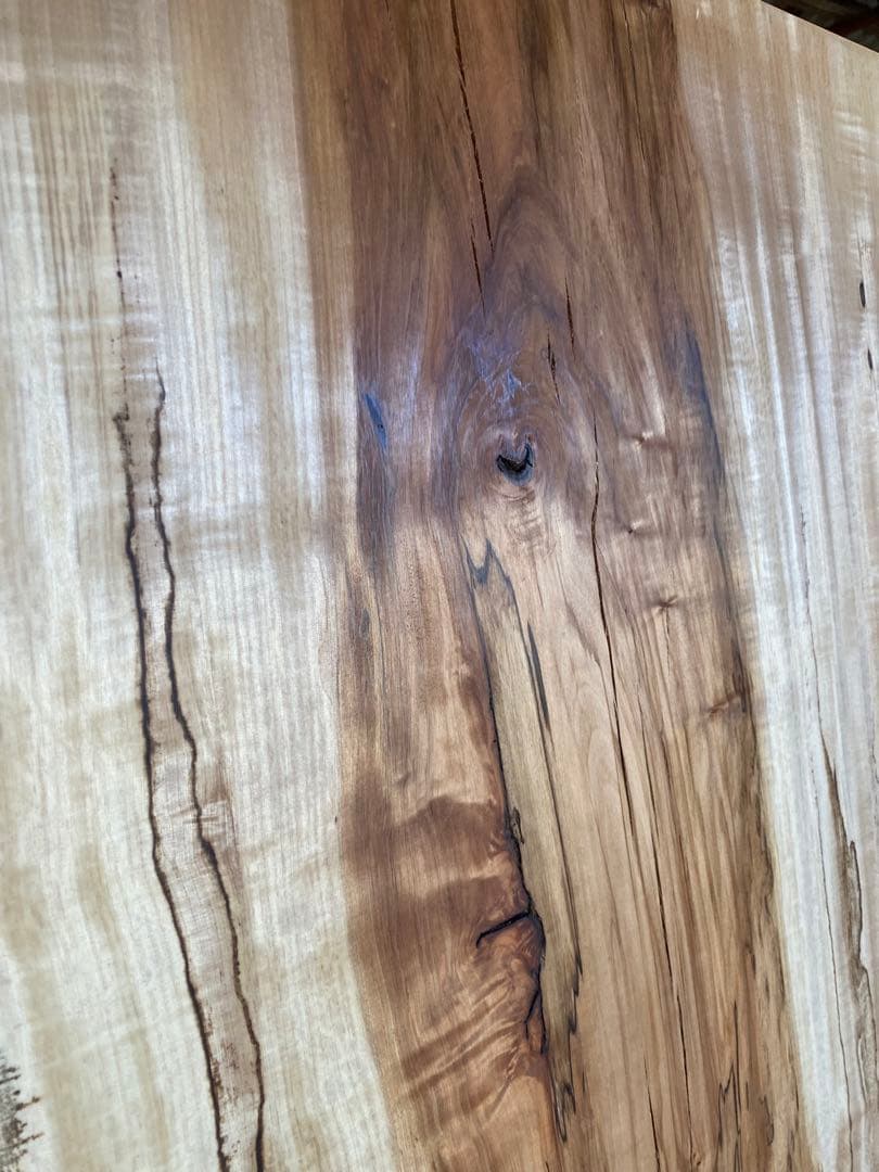 栃一枚板　スポルテッド杢　天板