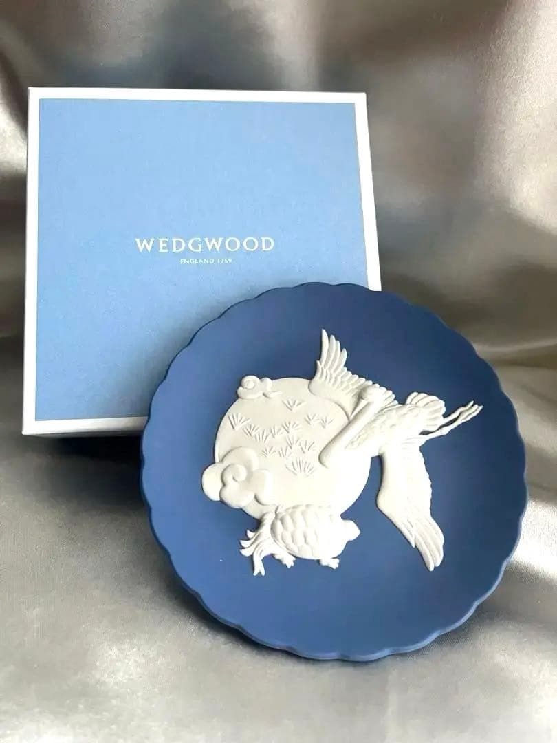 未使用】稀少☆ウェッジウッド ジャスパーフェスティバルトレイ ニュー