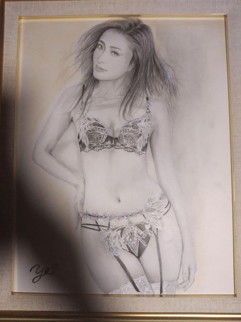 裸婦、美人画、絵画6FしなりW山本英二、真作、肉筆、額縁、高塚省吾、森本草介。