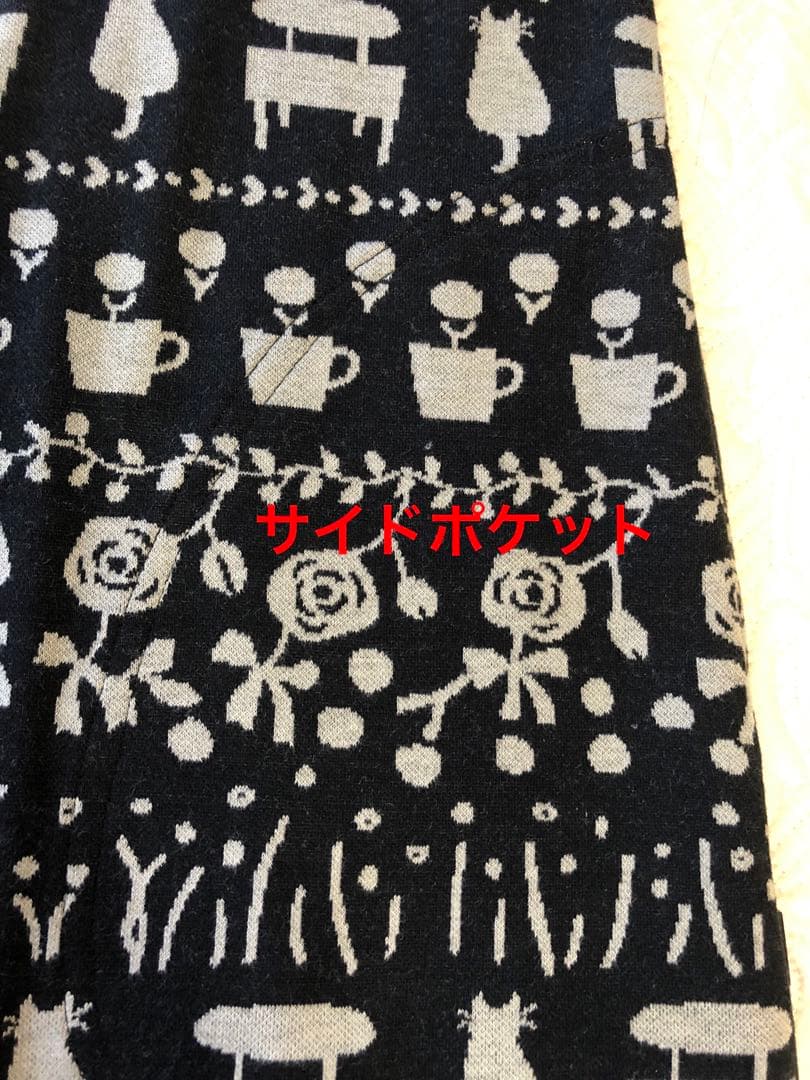 専用になりました同梱　新品未使用　マタノアツコ　エプロン　チュニック　黒