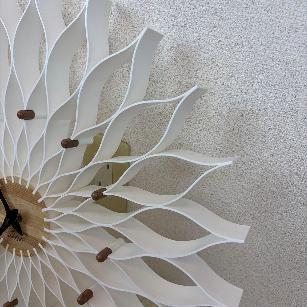 送料無料 Francfranc ルファール ホワイト 掛時計