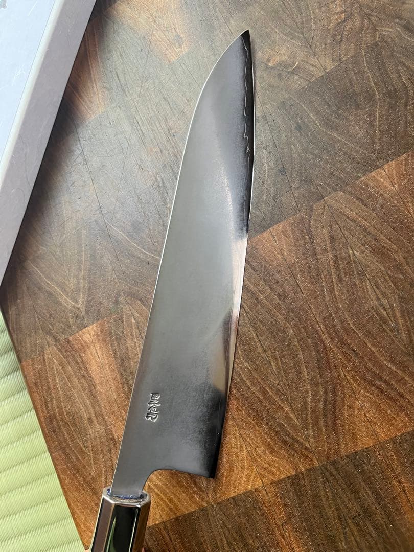 黒鳥鍛造　銀三　霞　牛刀　210mm 包丁　洋包丁　ステンレス　土佐打刃物
