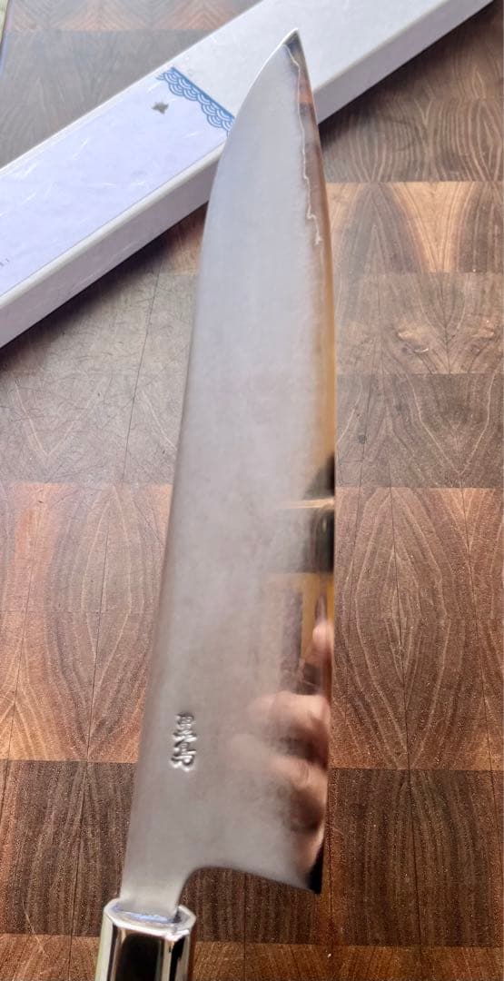 黒鳥鍛造　銀三　霞　牛刀　210mm 包丁　洋包丁　ステンレス　土佐打刃物