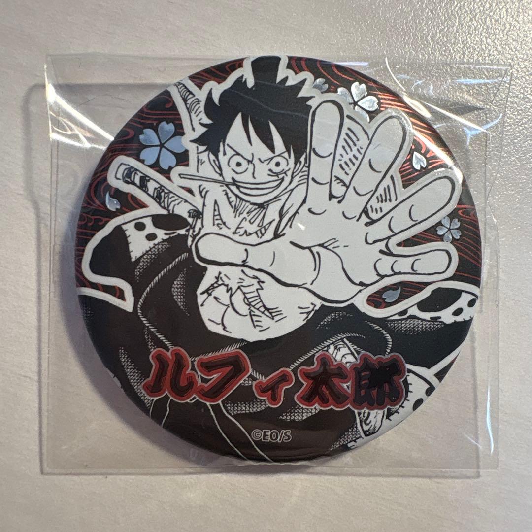 ワンピース デコレクション缶バッジ ルフィ - メルカリ
