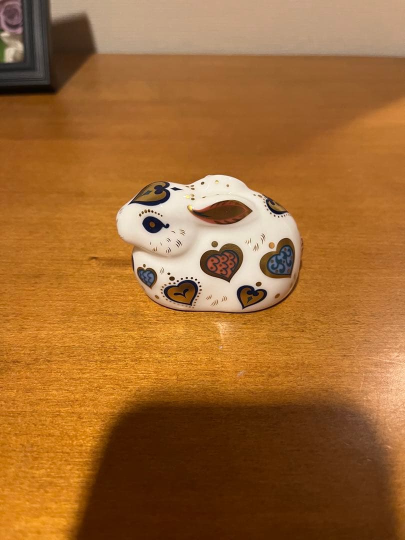置物  CROWN DERBY New Year Rabbit